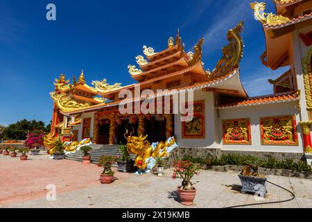 Le temple de Chua Binh Nhon à Mui ne au Vietnam Banque D'Images