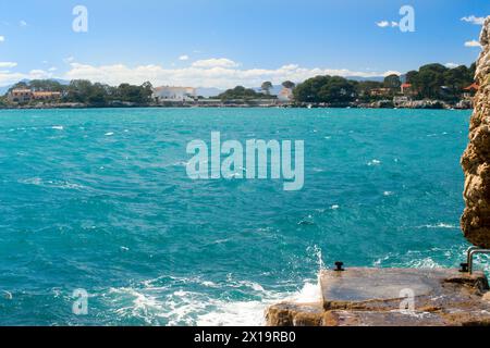 Baie des milliardaires à Antibes Cap Banque D'Images