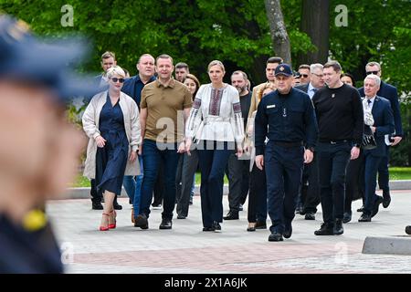 Non exclusif : LVIV, UKRAINE - 15 AVRIL 2024 - Ministre de l'intérieur de la République d'Estonie Lauri Laanemets, Ministre de l'intérieur de la République d'Estonie Banque D'Images