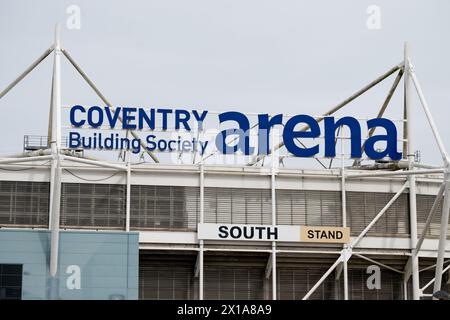 Coventry Building Society Arena, Coventry, Royaume-Uni Banque D'Images