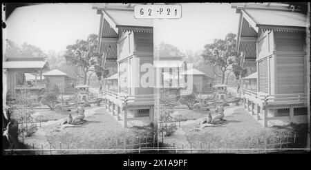 Vienne, exposition universelle 1873, jardin japonais, 1873 - 18730101 PD0114 - Rechteinfo : droits gérés (RM) Banque D'Images