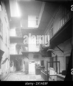 Vienne 1, Blutgasse (Blut Alley) 3, court, 1902 - 19020101 PD0722 - Rechteinfo : droits gérés (RM) Banque D'Images
