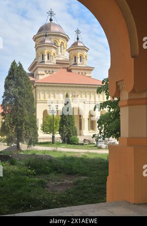 Cathédrale du couronnement, Alba Iulia, Roumanie Banque D'Images