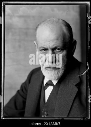 Image Sigmund Freud (1856-1939), portrait Sigmund Freud., 1926 - 19260101 PD1910 - Rechteinfo : droits gérés (RM) Banque D'Images