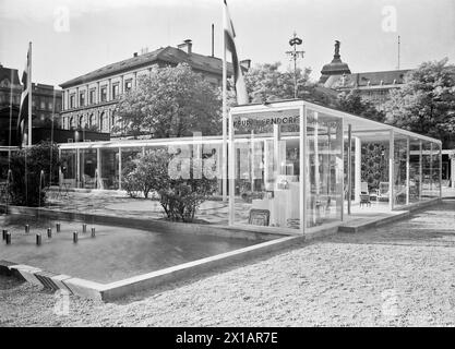 Vienne, exposition Werkbund, pavillon pour les produits de série dans le jardin du musée : vue extérieure, 01.06.1930 - 19300601 PD0129 - Rechteinfo : droits gérés (RM) Banque D'Images