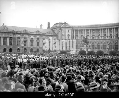 Congrès du parti national-socialiste Gau à Vienne, rassemblement politique sur la Heldenplatz (place), 1932 - 19320101 PD4299 - Rechteinfo : droits gérés (RM) Banque D'Images