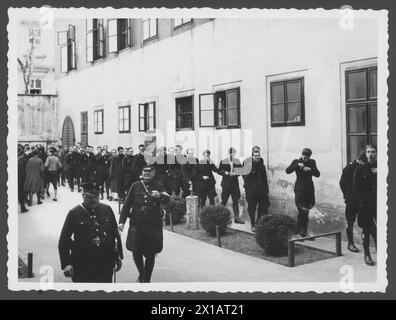 L'Anschluss (annexion autrichienne) 1938, arrestations à la première personne en mars 1938 - 19380301 PD0129 - Rechteinfo : droits gérés (RM) Banque D'Images