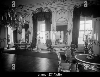 Vienne 1, Hofburg Palace, Amalienburg, piano nobile, Grand salon dans l'Elisabeth-Appartement (room 224), vue sur la façade de la fenêtre, 1943 - 19430101 PD2250 - Rechteinfo : droits gérés (RM) Banque D'Images