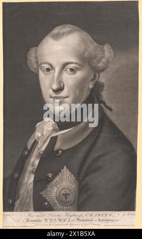 Charles II William Ferdinand, Duc de Brunswick-Wolfenbuettel, - 19830422 PD120029 - Rechteinfo : droits gérés (RM) Banque D'Images