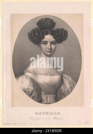 Mathilde, Princesse de Bavière, Grande-Duchesse de Hesse et du Rhin, - 19830422 PD17134 - Rechteinfo : droits gérés (RM) Banque D'Images