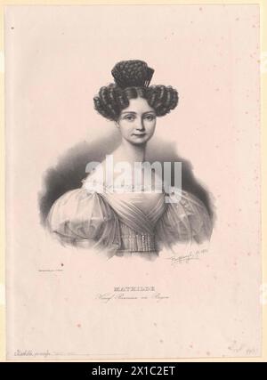 Mathilde, princesse de Bavière, grande-duchesse de Hesse et du Rhin, - 19830422 PD17399 - Rechteinfo : droits gérés (RM) Banque D'Images