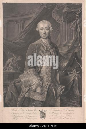 Kaunitz-Rietberg, Wenzel Anton prince von, - 19830422 PD55013 - Rechteinfo : droits gérés (RM) Banque D'Images