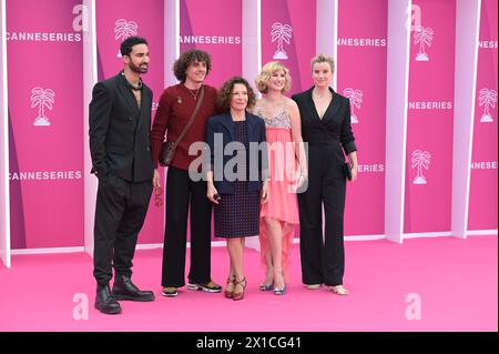 Cérémonie d'ouverture du 7ème Festival International des Canneseries le 05 avril 2024 à Cannes, France. Banque D'Images