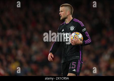 Eric Dier of Bayern Munich - Arsenal v FC Bayern Munich, UEFA Champions League Quarter final First Leg, Emirates Stadium, Londres, Royaume-Uni - 9 avril 2024 Banque D'Images