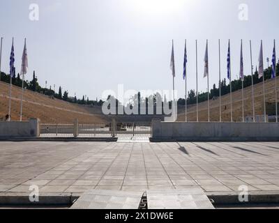 Le stade olympique panathénaïque à Athènes, Grèce Banque D'Images