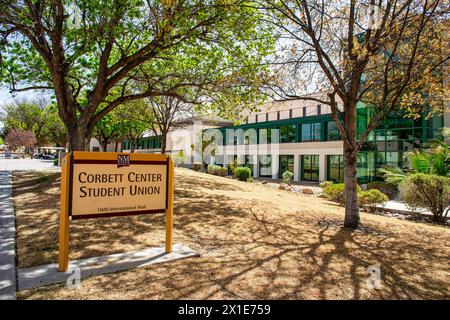 Corbett Canter Student Union Building sur le campus de l'Université d'État du Nouveau-Mexique à Las Cruces NM Banque D'Images