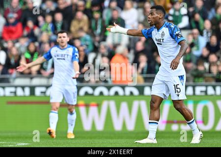 Bruges, Belgique. 01st Apr, 2024. Raphael Onyedika (15 ans) du Club Brugge photographié lors du match Jupiler Pro League saison 2023 - 2024 jour 2 dans les éliminatoires des Champions entre le cercle Brugge et le Club Brugge le 1er avril 2024 à Brugge, Belgique. (Photo de David Catry/Isosport) crédit : Sportpix/Alamy Live News Banque D'Images
