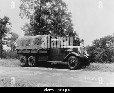 7 1/2 à 9 tonnes, 6 roues motrices, QM. C. véhicule conçu et construit CA. Probablement 1925-1935 Banque D'Images