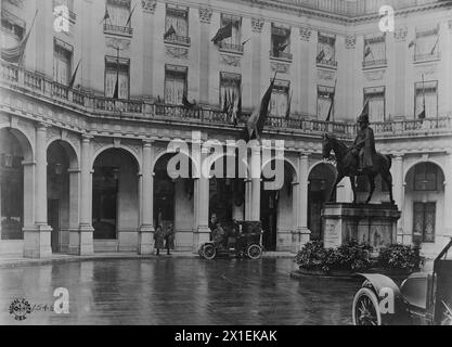 Conférence de paix de Paris. Hôtel Edouard VII, logement de la Commission italienne de la paix. Paris, Seine, France CA. Janvier 1919 Banque D'Images