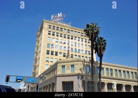 Scène de rue, historique, architecture, centre-ville, long Beach, Californie, États-Unis Banque D'Images