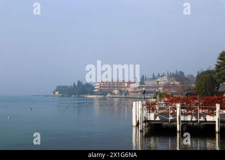 Vacances sur le lac de Garde Banque D'Images