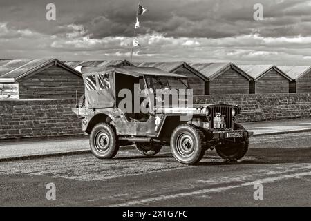 Jeep Willys de la seconde Guerre mondiale Banque D'Images