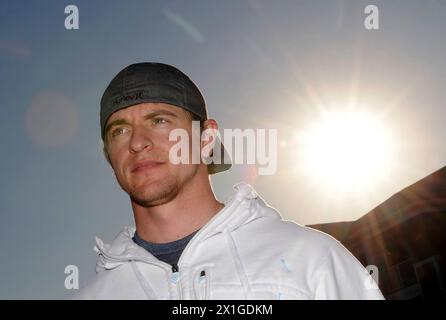 WESTBURY - USA : le joueur de hockey sur glace autrichien Michael Grabner le dimanche 9 octobre 2011, dans son appartement de Westbury. Il joue pour les Islanders de New York dans la Ligue nationale de hockey (LNH).APA-PHOTO : HELMUT FOHRINGER - 20111009 PD2824 - Rechteinfo : Rights Managed (RM) Banque D'Images