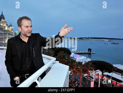 Cannes - le réalisateur autrichien Ulrich Seidl pendant le Festival International du film de Cannes. PHOTO : Urich Seidl le 18 mai 2012. - 20120517 PD6322 - Rechteinfo : droits gérés (RM) Banque D'Images