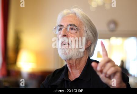 Vienne - le réalisateur autrichien Michael Haneke lors d'une interview le 08 août 2012. PHOTO : Michael Haneke - 20120807 PD6872 - Rechteinfo : droits gérés (RM) Banque D'Images