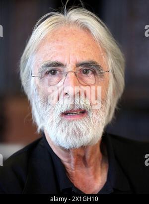 Vienne - le réalisateur autrichien Michael Haneke lors d'une interview le 08 août 2012. PHOTO : Michael Haneke - 20120807 PD6881 - Rechteinfo : droits gérés (RM) Banque D'Images