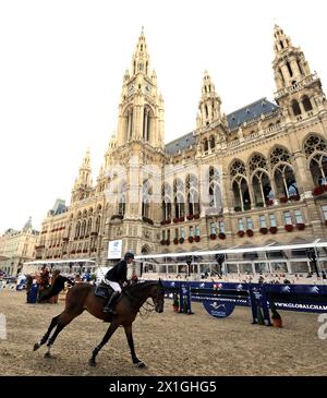 Vienne - compétition internationale d'équitation 'Vienna Masters 2012' lors du 'Global Champions Tour' à la Rathausplatz à Vienne le 21 septembre 2012. - 20120921 PD2574 - Rechteinfo : droits gérés (RM) Banque D'Images