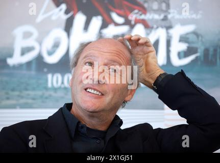 Vienne - Conférence de presse concernant l'opéra directeur du réalisateur autrichien Robert Dornhelm 'la Boheme' à Opernfestspiele (festival d'opéra) Margareten l'année prochaine 2013., 13 novembre 2012 PHOTO : Robert Dornhelm - 20121113 PD0673 - Rechteinfo : droits gérés (RM) Banque D'Images