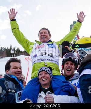 L'ancien skieur autrichien Franz Klammer a organisé une course de ski légendaire à Bad Kleinkirchheim pour célébrer son 60e anniversaire, le 2013/12/07. - 20131207 PD0911 - Rechteinfo : droits gérés (RM) Banque D'Images