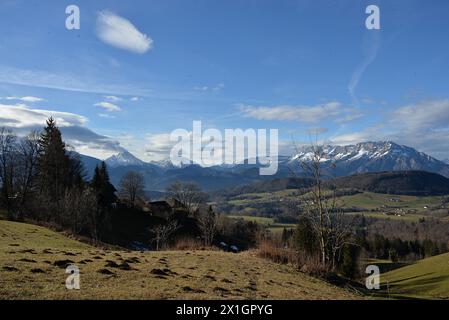 Le temps doux provoque un manque de neige dans les domaines skiables en Autriche, janvier 2014. - 20140108 PD1113 - Rechteinfo : droits gérés (RM) Banque D'Images