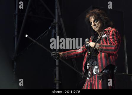 La chanteuse AMÉRICAINE Alice Cooper se produit sur scène lors d'un concert à l'Arena de Vienne, Autriche, le 24 juin 2015. - 20150624 PD5705 - Rechteinfo : droits gérés (RM) Banque D'Images