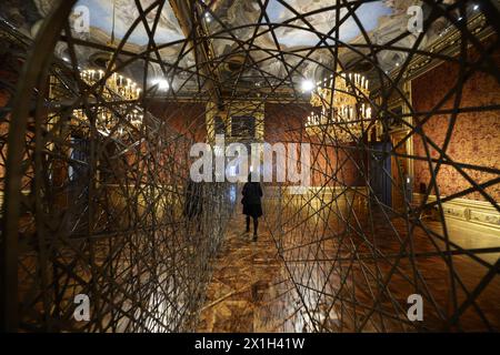 Les œuvres de l’artiste d’origine danoise Olafur Eliasson seront présentées au Palais d’hiver du Prince Eugène à Vienne. L'exposition 'Baroque Baroque' d'Olafur Eliasson du Belvédère et Thyssen-Bornemisza Art Contemporary (TBA21) aura lieu du 21 novembre 2015 au 6 mars 2016. PHOTO : exposition le 19 novembre 2015. - 20151119 PD1810 - Rechteinfo : droits gérés (RM) Banque D'Images