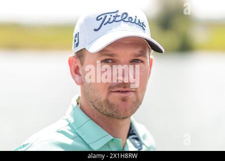 Bernd Wiesberger (AUT) lors de la conférence de presse de lancement du Golf Lyoness Open à Atzenbrugg, Autriche, le 6 juin 2017. - 20170606 PD1500 - Rechteinfo : droits gérés (RM) Banque D'Images