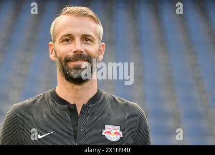 L'équipe officielle et le portrait de la Bundesliga autrichienne FC Red Bull Salzburg à Salzbourg, Autriche le 2017/07/05. PHOTO : entraîneur Marco Rose - 20170705 PD13370 - Rechteinfo : droits gérés (RM) Banque D'Images