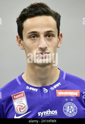 ABD0105 20190716 - Vesel Demaku - lors du tournage par équipe et portrait du Bundesliga Club autrichien KK Austria Wien à Vienne, Autriche, le 16 juillet 2019. - 20190716 PD3975 - Rechteinfo : droits gérés (RM) Banque D'Images