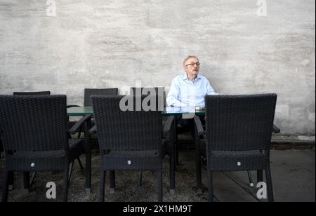 L'acteur et cabaret Josef Hader, photographié le 11 juin 2021 lors d'un entretien avec Austria presse Agentur à Vienne, Autriche, à l'occasion de la première de son programme solo 'Hader on Ice' - 20210611 PD1770 - Rechteinfo : Rights Managed (RM) Banque D'Images