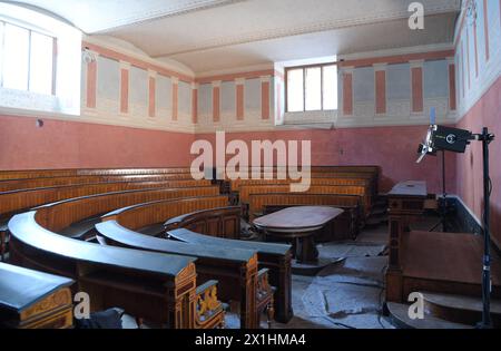 Feature - Académie des Beaux-Arts de Vienne (Akademie der bildenden Künste Wien) est une école d'art publique d'enseignement supérieur à Vienne, en Autriche. Photo le 14 juin 2021. Salle de dissection - 20210614 PD13475 - Rechteinfo : droits gérés (RM) Banque D'Images