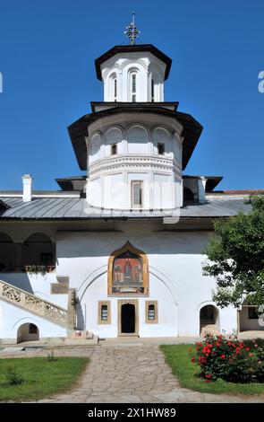 Monastère de Horezu, Valachie, Roumanie Banque D'Images