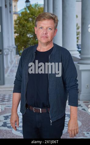 Photocall lors de la première de « Der Vorname » au Palais Coburg de Vienne, Autriche, le 7 octobre 2018. IMAGE : acteur allemand Justus von DOHNANYI - 20181007 PD11347 - Rechteinfo : droits gérés (RM) Banque D'Images