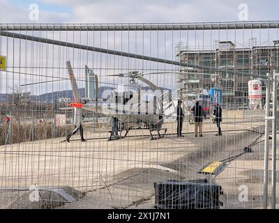 Scènes d'action lors du tournage de la suite de la superproduction de Netflix ' Tyler Rake - extraction ' à Vienne, Autriche, le 3 février 2022. - 20220203 PD9742 - Rechteinfo : droits gérés (RM) Banque D'Images