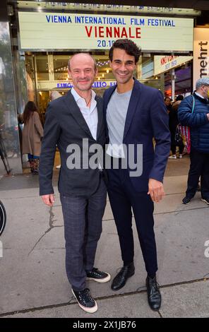 Copyright : Starpix/Alexander TUMA, Vienne International film Viennale 2022 - première de ' Eismayer ' au Gartenbau Kino à Vienne, Autriche, le 23 octobre 2022. Gerhard Liebermann, Luca Dimic - 20221023 PD24625 - Rechteinfo : droits gérés (DG) Banque D'Images