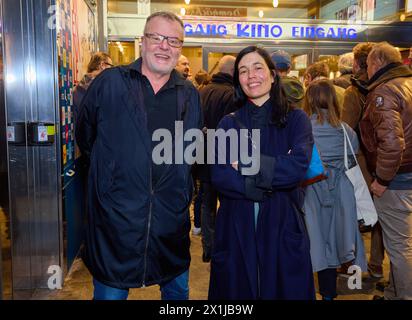 Copyright : Starpix/Alexander TUMA, Vienne International film Viennale 2022 - première de ' Eismayer ' au Gartenbau Kino à Vienne, Autriche, le 23 octobre 2022. Stefan RUZOWITZKY, Eva SANGIORGI - 20221023 PD24658 - Rechteinfo : droits gérés (DG) Banque D'Images