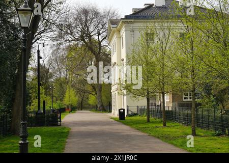 Marble Hill House vue de côté à Twickenham Londres Banque D'Images