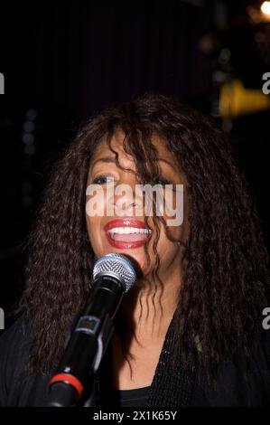 Conférence de presse The Motown Event, Sydney-Australia-11 février 2009.Martha Reeves & The Vandellas- Delphine Reeves, Karen Mc Murray, The miracles-Bobby Ro Banque D'Images