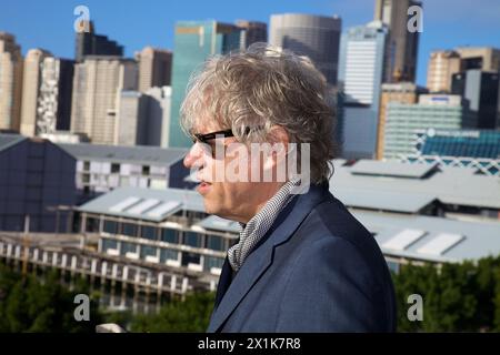 Sir Bob Geldof, Danielle Spencer & Jon Stevens étaient à Sydney pour accueillir un concert de charité en aide à la réponse aux catastrophes. ANZ et Star City ont présenté le Banque D'Images