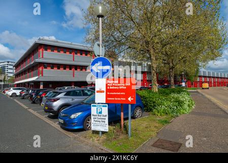 Royal mail Southend unité de traitement du courrier et bureau de livraison, rue Short. Southend on Sea Delivery Office et mail Centre. Grand bâtiment Banque D'Images